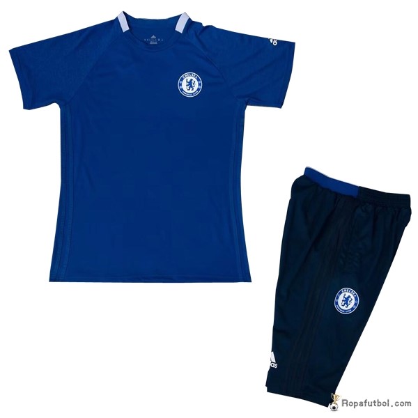 Camiseta Entrenamiento Chelsea Conjunto Completo 2016/17 Azul Blanco